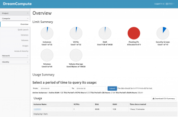 Dreamhost Console Overview