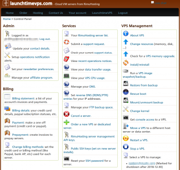 Launchtimevps Console 1
